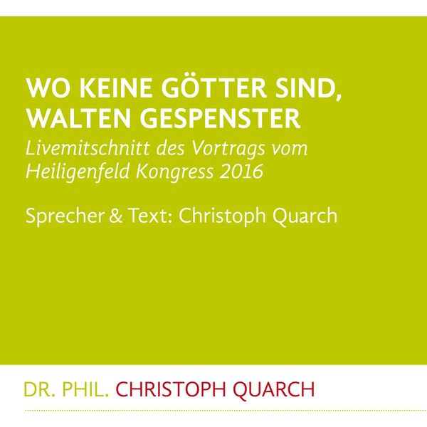 Produktbild: Wo keine G&ouml;tter sind, walten Gespenster