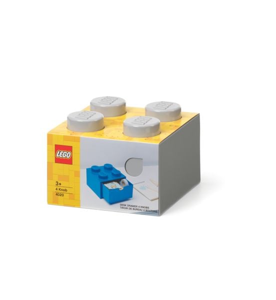 Produktbild: LEGO&reg; Schubladenelement 4 Noppen Grau