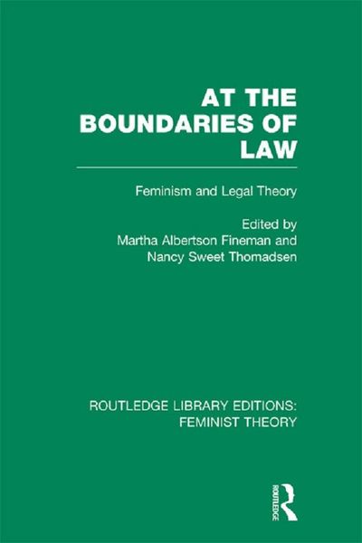 Produktbild: At the Boundaries of Law (RLE Feminist Theory)