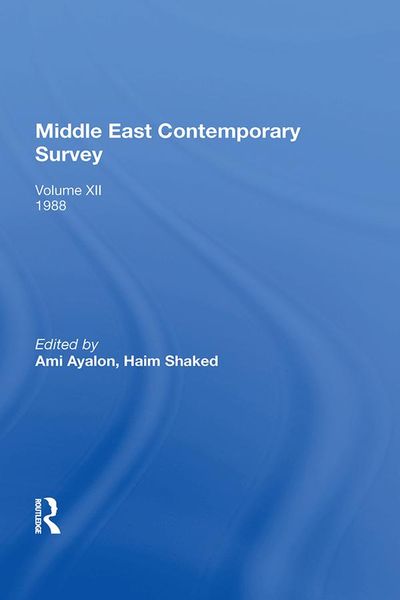 Produktbild: Middle East Contemporary Survey