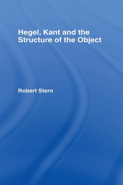 Produktbild: Hegel, Kant and the Structure of the Object