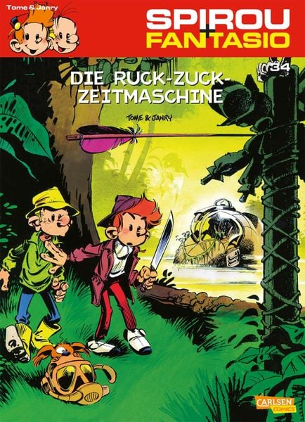 Produktbild: Spirou und Fantasio 34: Die Ruck-Zuck-Zeitmaschine