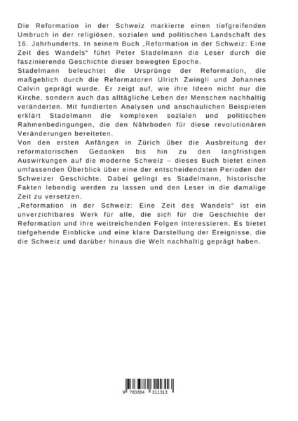 Produktbild: Reformation in der Schweiz
