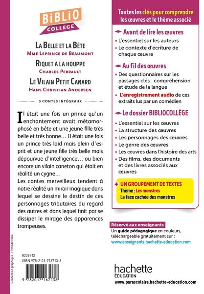 Produktbild: La Belle et la B&ecirc;te : et autres contes