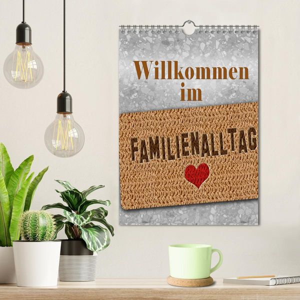 Produktbild: Willkommen im Familienalltag (Wandkalender 2026 DIN A4 hoch), CALVENDO Monatskalender