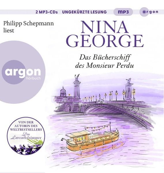 Das Bücherschiff des Monsieur Perdu - Nina George, Audio, 9783839820551