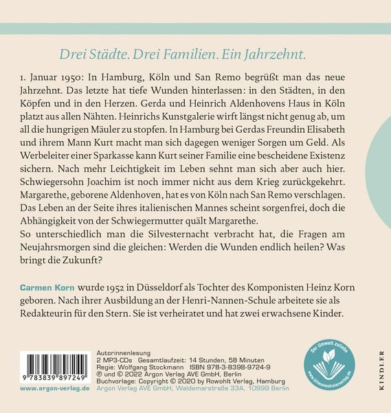 Produktbild: Und die Welt war jung