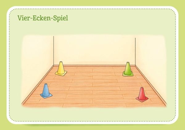 Produktbild: 30 Bewegungsstationen f&uuml;r Motorik, K&ouml;rperspannung und Balance. Bildkarten f&uuml;r Kinder von 3 bis 8