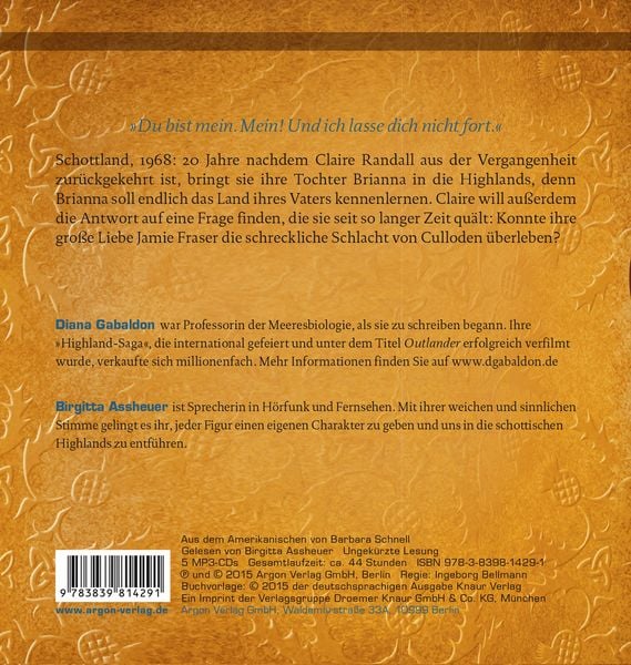 Produktbild: Outlander – Die geliehene Zeit