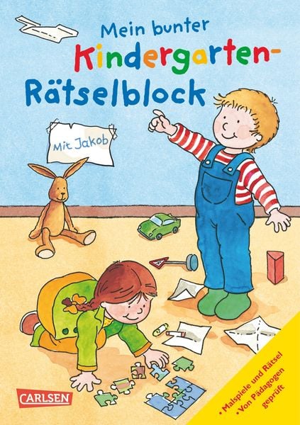 Mein bunter Kindergarten-Rätselblock