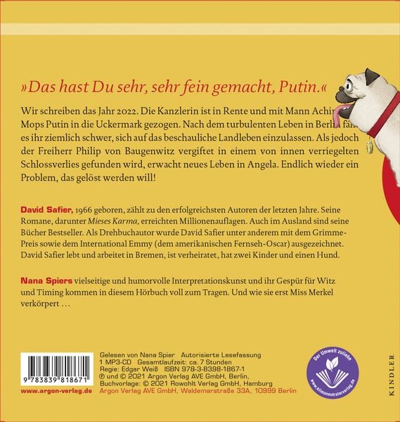 Produktbild: Miss Merkel: Mord in der Uckermark