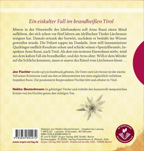 Produktbild: Die Toten vom L&auml;rchensee