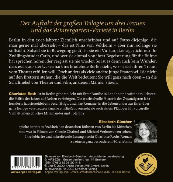 Produktbild: Die Wintergarten-Frauen. Der Traum beginnt