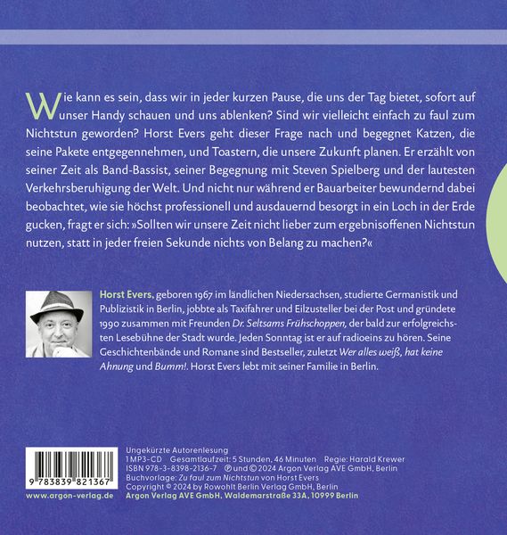 Produktbild: Zu faul zum Nichtstun