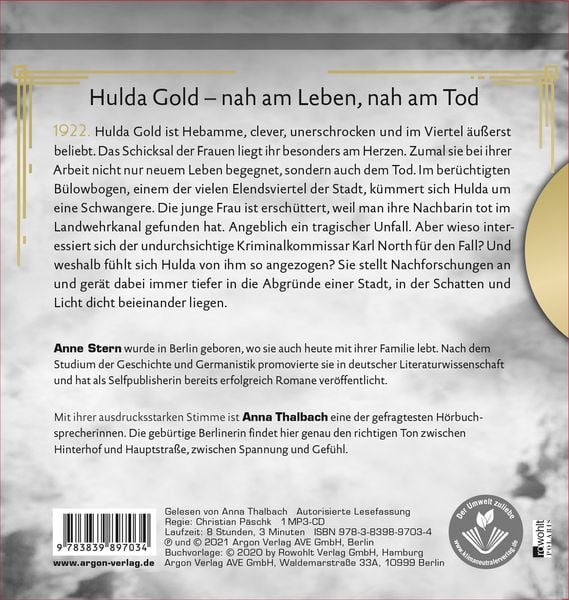 Produktbild: Fr&auml;ulein Gold: Schatten und Licht