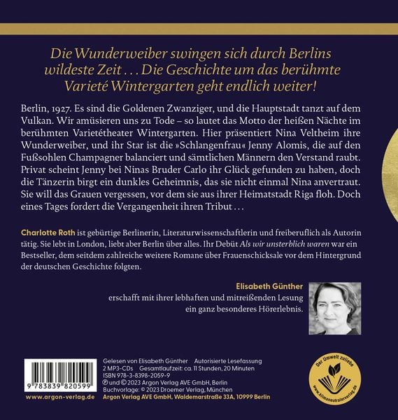Produktbild: Die Wintergarten-Frauen. Die Sehnsucht brennt