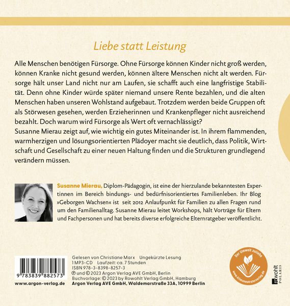 Produktbild: F&uuml;reinander sorgen