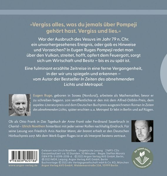 Produktbild: Pompeji oder Die f&uuml;nf Reden des Jowna