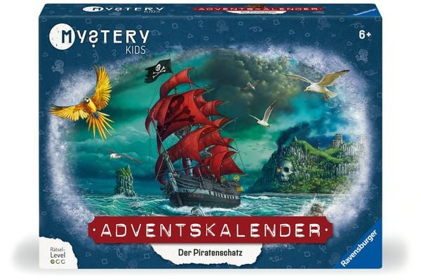 Ravensburger 20186 - Mystery kids Adventskalender, Der Piratenschatz