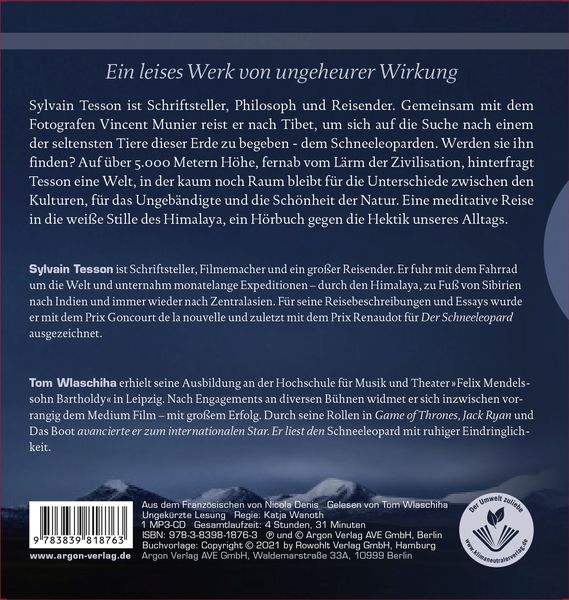 Produktbild: Der Schneeleopard