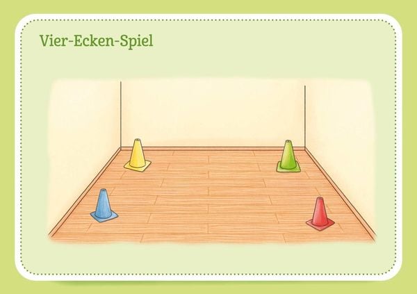 Produktbild: 30 Bewegungsstationen f&uuml;r Motorik, K&ouml;rperspannung und Balance. Bildkarten f&uuml;r Kinder von 3 bis 8