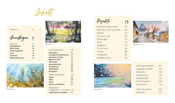 Produktbild: Magische Landschaften in Aquarell
