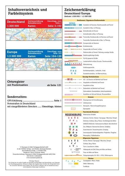 Neuer Straßenatlas Deutschland/Europa 2025/2026