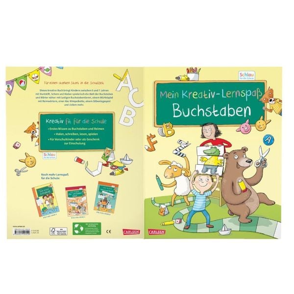 Produktbild: Schlau für die Schule: Mein Kreativ-Lernspaß: Buchstaben