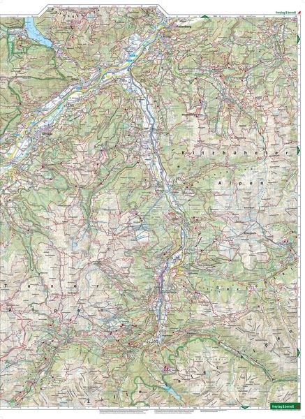 Produktbild: freytag & berndt Wanderkarte WK 151 Zillertal, Tuxer Alpen - Jenbach - Schwaz 1:50.000