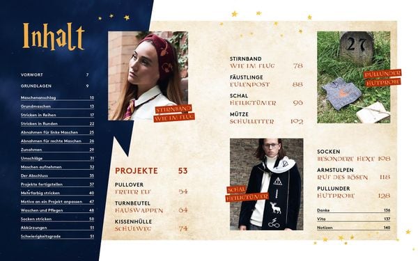 Produktbild: Die Strickschule f&uuml;r Potterheads