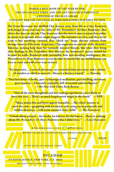 Produktbild: Mr. Penumbra's 24-Hour Bookstore