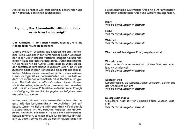 Produktbild: Lenormand Legesysteme f&uuml;r die Ahnenkraft und Jenseitskontakte