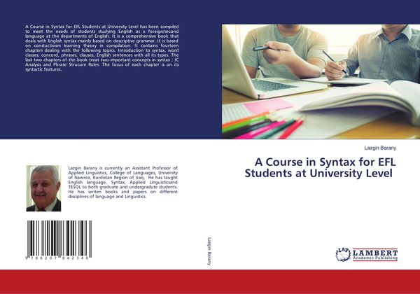 Produktbild: A Course in Syntax for EFL Students at University Level