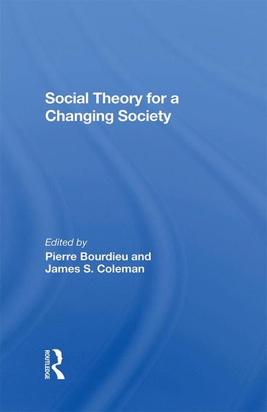 Produktbild: Social Theory For A Changing Society
