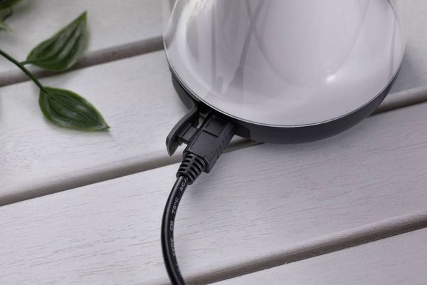 Produktbild: Paulmann 94267 LED-Au&szlig;entischlampe 1.3W Warmwei&szlig; Transparent, Anthrazit