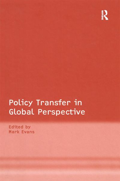 Produktbild: Policy Transfer in Global Perspective