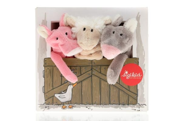Produktbild: sigikid 41565 - Fingerpuppenset Bauernhof, 3er Set