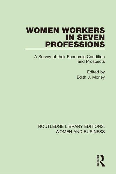 Produktbild: Women Workers in Seven Professions