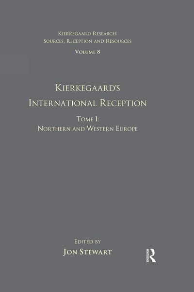 Produktbild: Volume 8, Tome I: Kierkegaard's International Reception - Northern and Western Europe