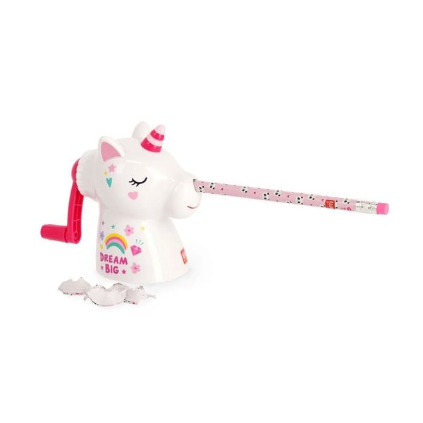 Produktbild: Legami Anspitzer mit Handkurbel - Dream Big - Einhorn