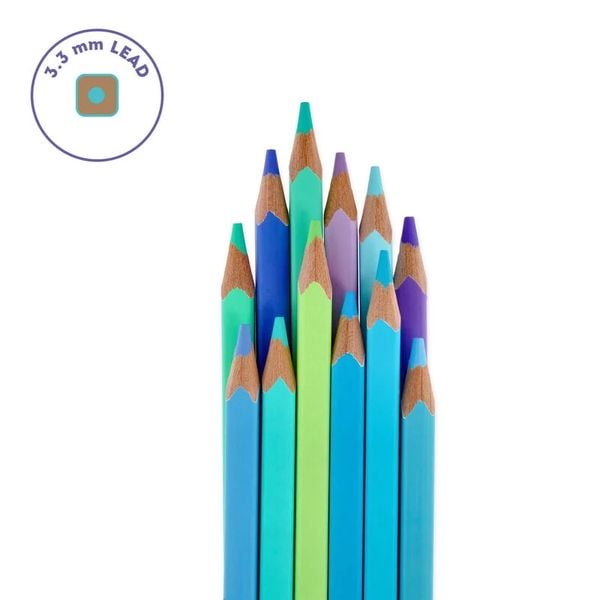 Produktbild: Legami 12er Set Buntstifte - Cyan