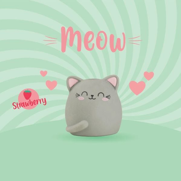 Produktbild: Legami Radiergummi mit Duft - Meow - K&auml;tzchen