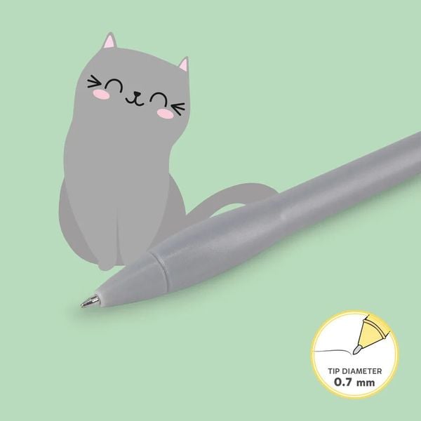 Produktbild: Legami Leuchtender Kugelschreiber - Writing is Magic! - Kitty