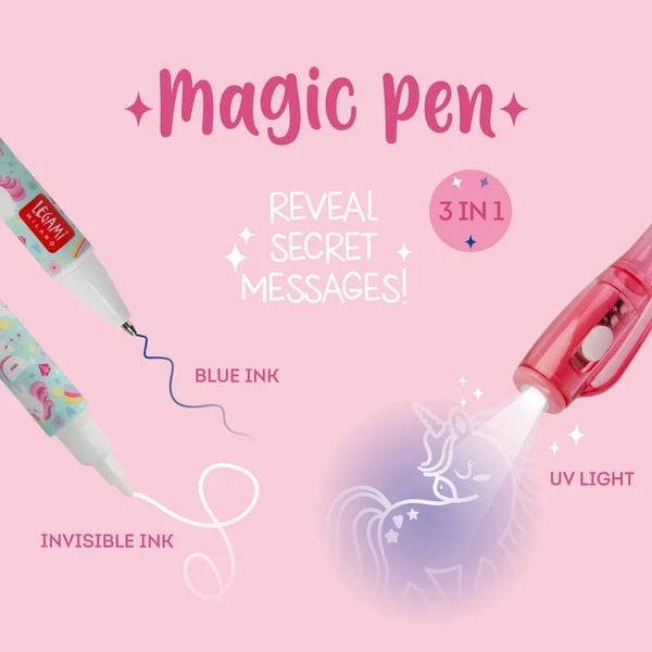 Produktbild: Legami Stift mit unsichtbarer Tinte - Magic Pen - Einhorn