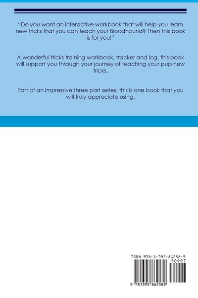 Produktbild: Bloodhound Tricks Training Bloodhound Tricks & Games Training Tracker & Workbook. Includes