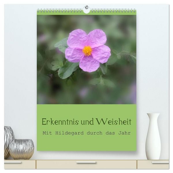 Produktbild: Erkenntnis und Weisheit - Hildegard von Bingen (hochwertiger Premium Wandkalender 2026 DIN A2 hoch), Kunstdruck in Hochglanz