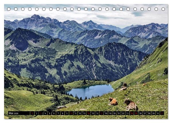 Produktbild: Allg&auml;u - Natur pur (Tischkalender 2026 DIN A5 quer), CALVENDO Monatskalender