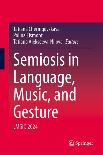 Produktbild: Semiosis in Language, Music, and Gesture
