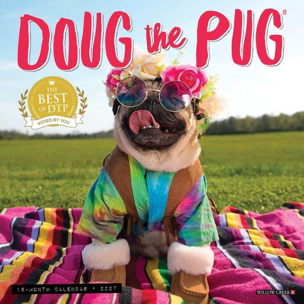 Produktbild: Doug the Pug 2027 7 X 7 Mini Wall Calendar