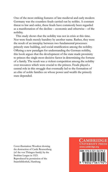 Produktbild: State and Nobility in Early Modern Germany